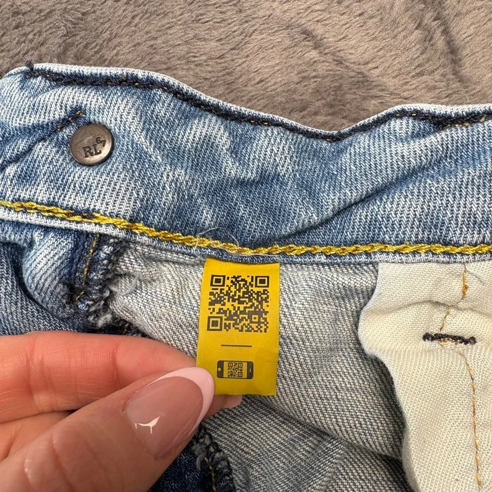 Polo Ralph Lauren Jeans Mens 30 Light Blue‎ Slim Fit Stretch Denim Pants